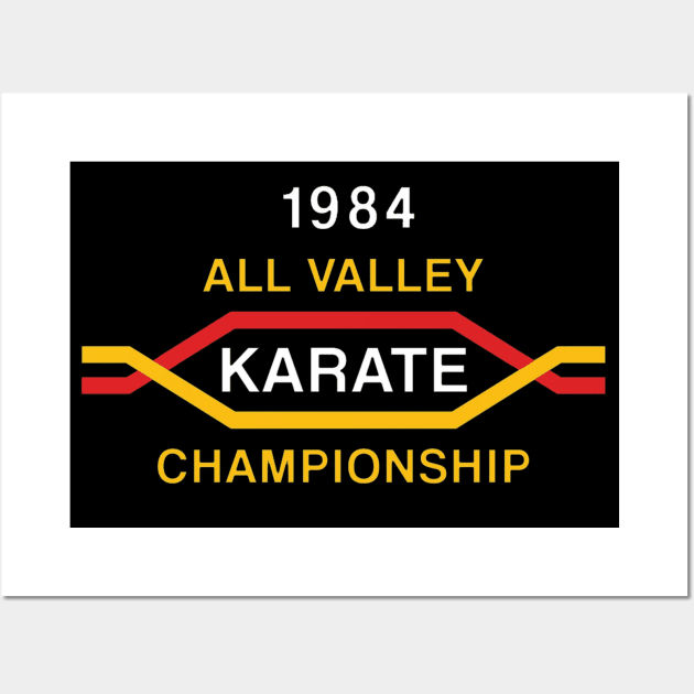 All Valley Karate Championship 1984 Wall Art by Scar